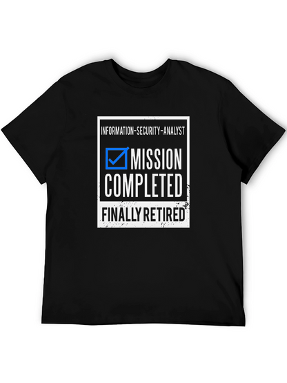 Information Security Analyst Retirement T-Shirt