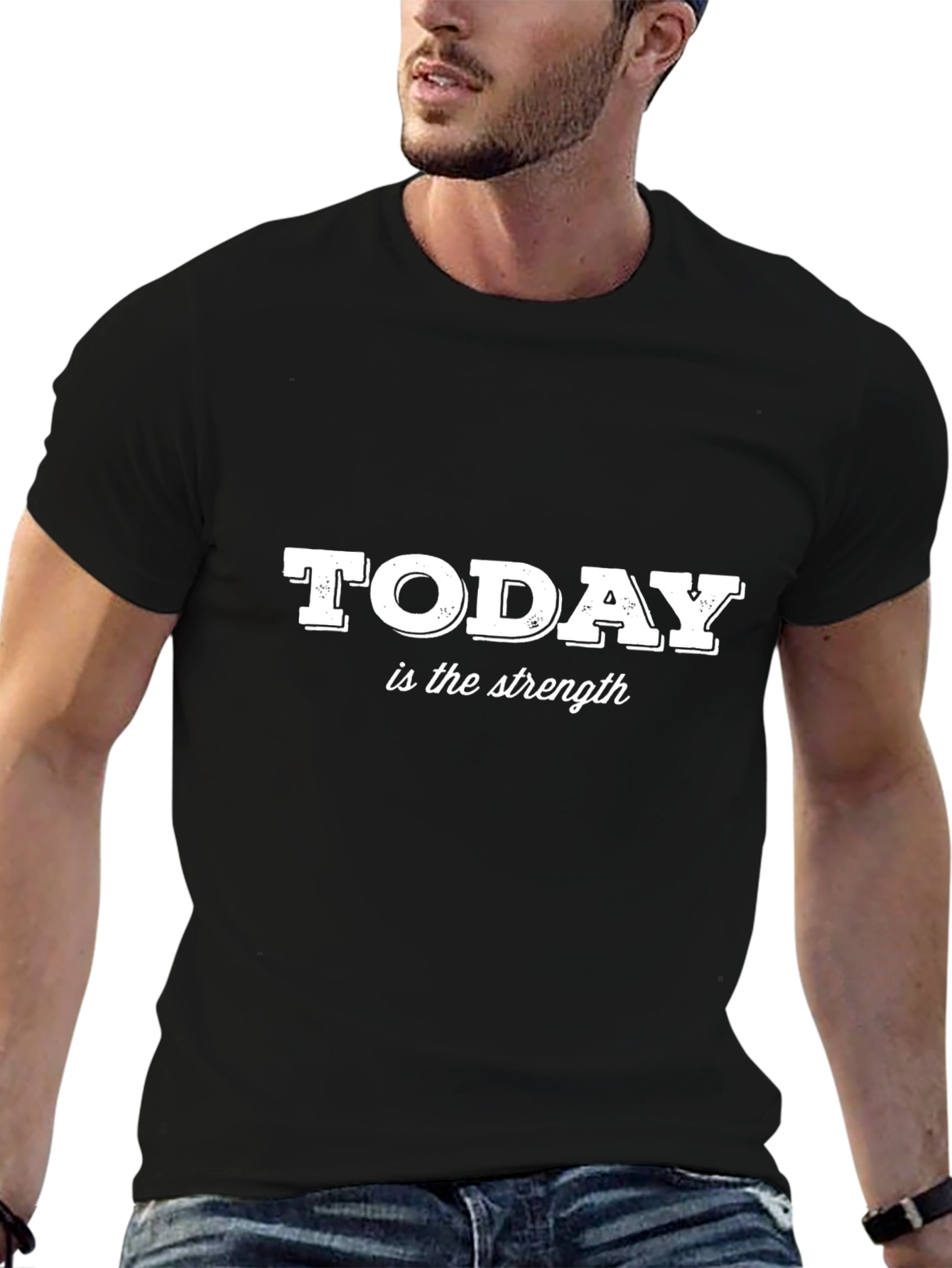 Today is the Strength Graphic Tee - Black