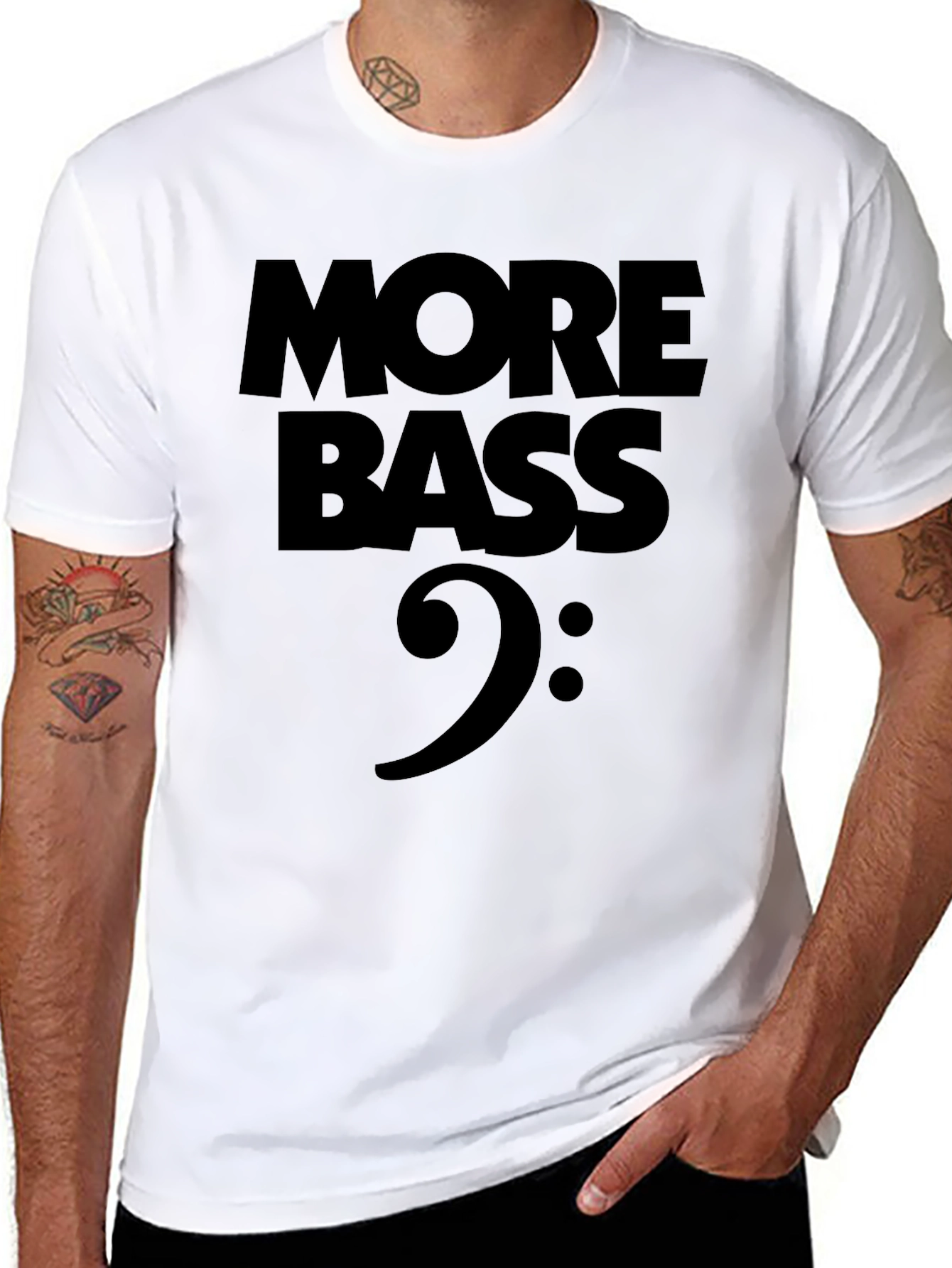 More Bass Music Graphic T-Shirt
