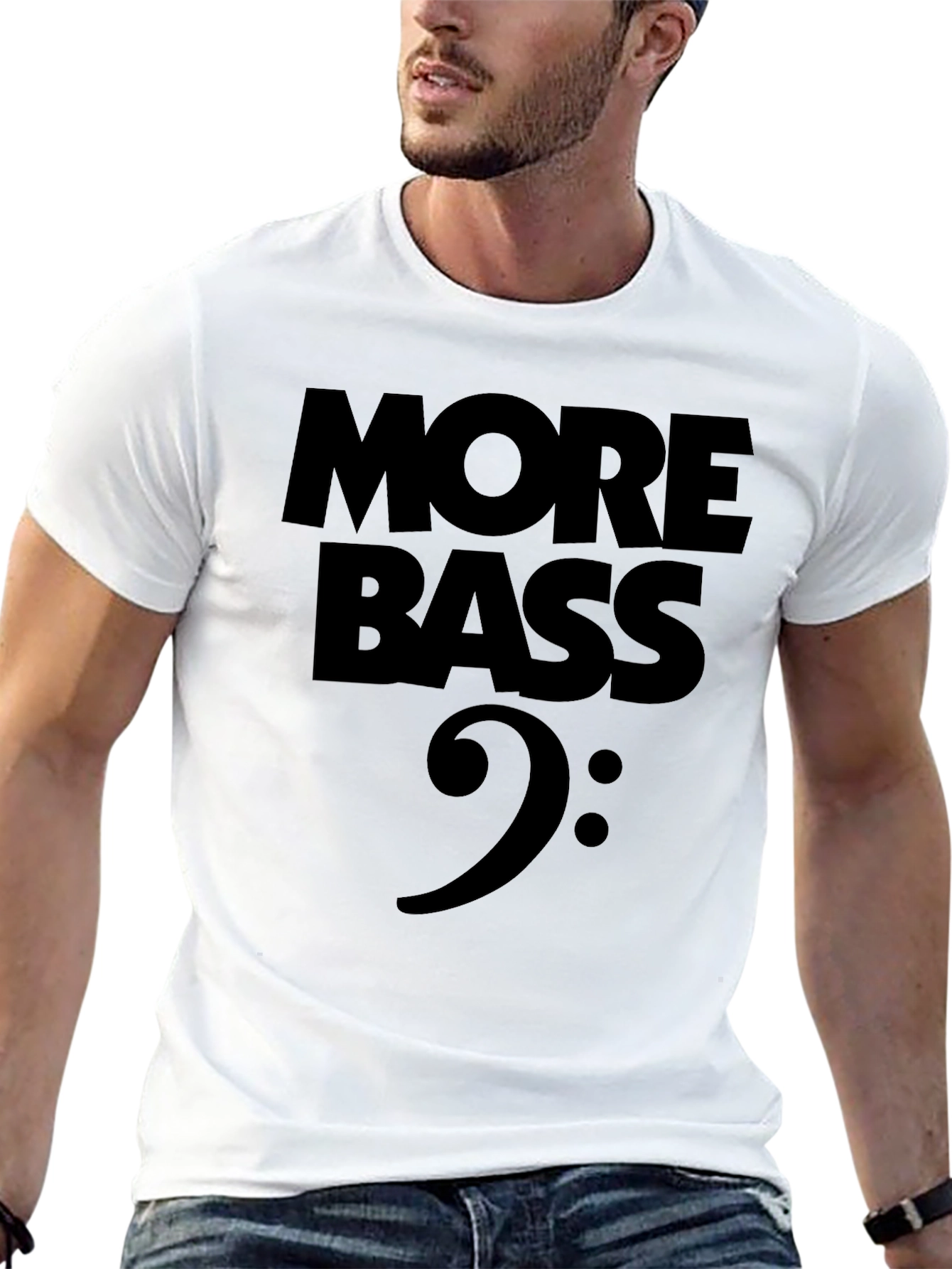 More Bass Music Graphic T-Shirt