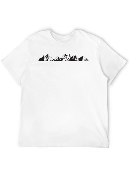 Mountain Silhouette Black T-Shirt