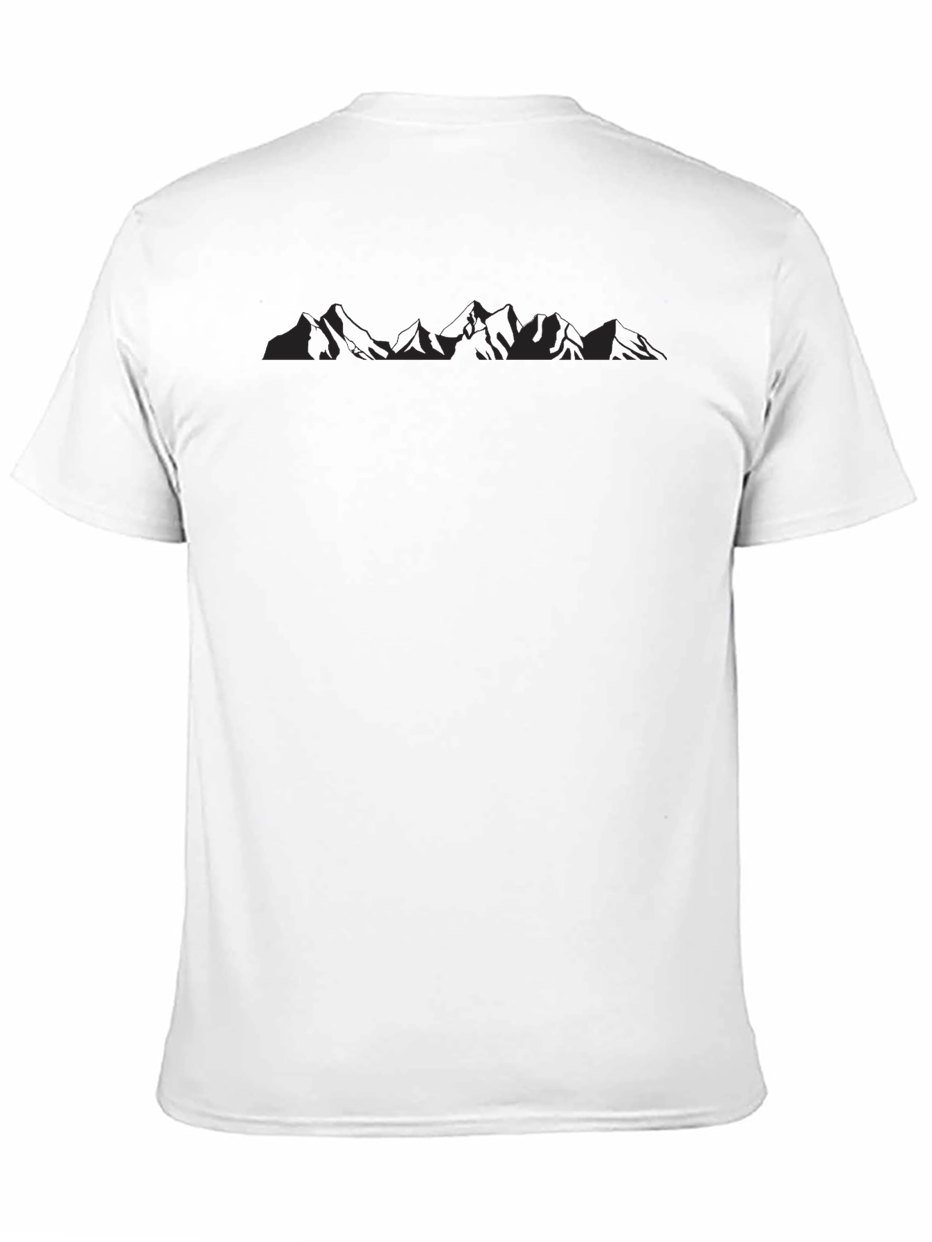 Mountain Silhouette Black T-Shirt