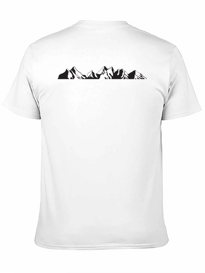 Mountain Silhouette Black T-Shirt