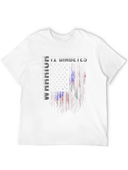 T1 Diabetes Warrior Flag Graphic Tee