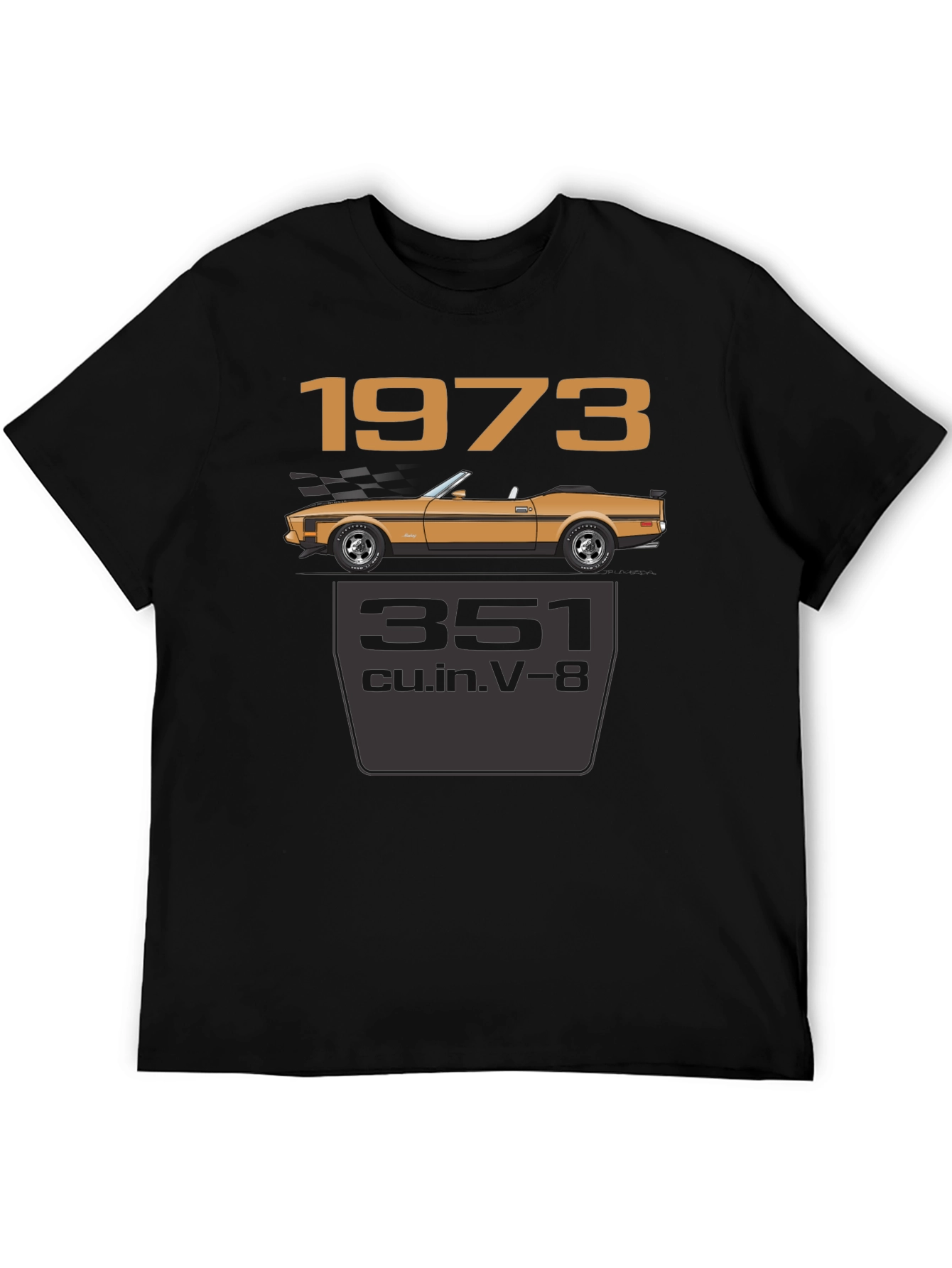 1973 Ford Mustang 351 V8 T-Shirt