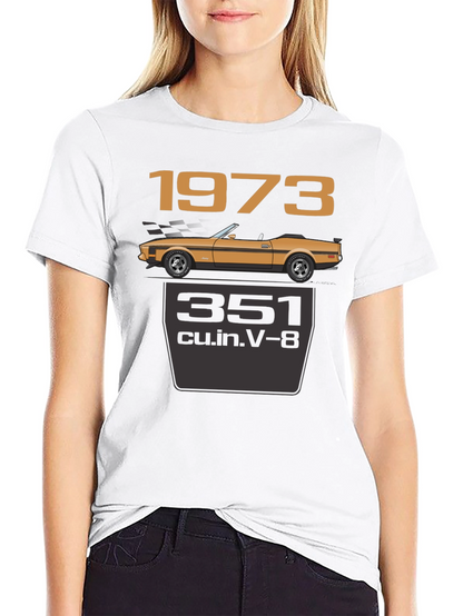 1973 Ford Mustang 351 V8 T-Shirt