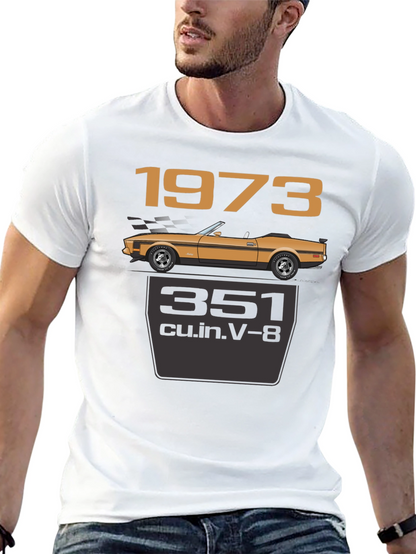 1973 Ford Mustang 351 V8 T-Shirt