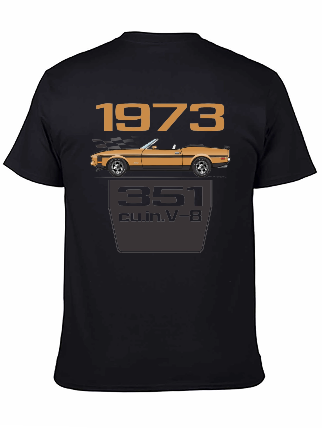 1973 Ford Mustang 351 V8 T-Shirt
