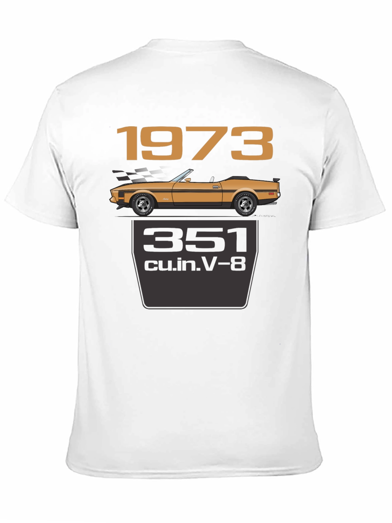 1973 Ford Mustang 351 V8 T-Shirt