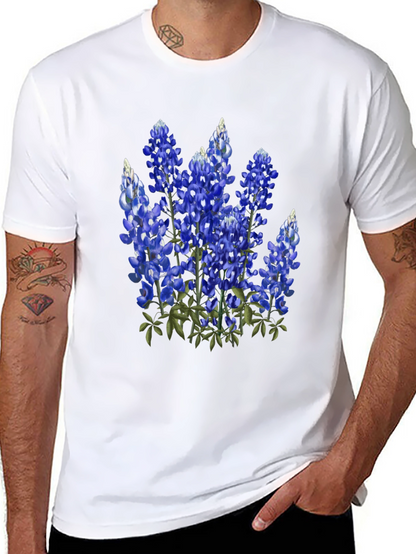 Bluebonnet Flower Graphic Tee - Texas Pride