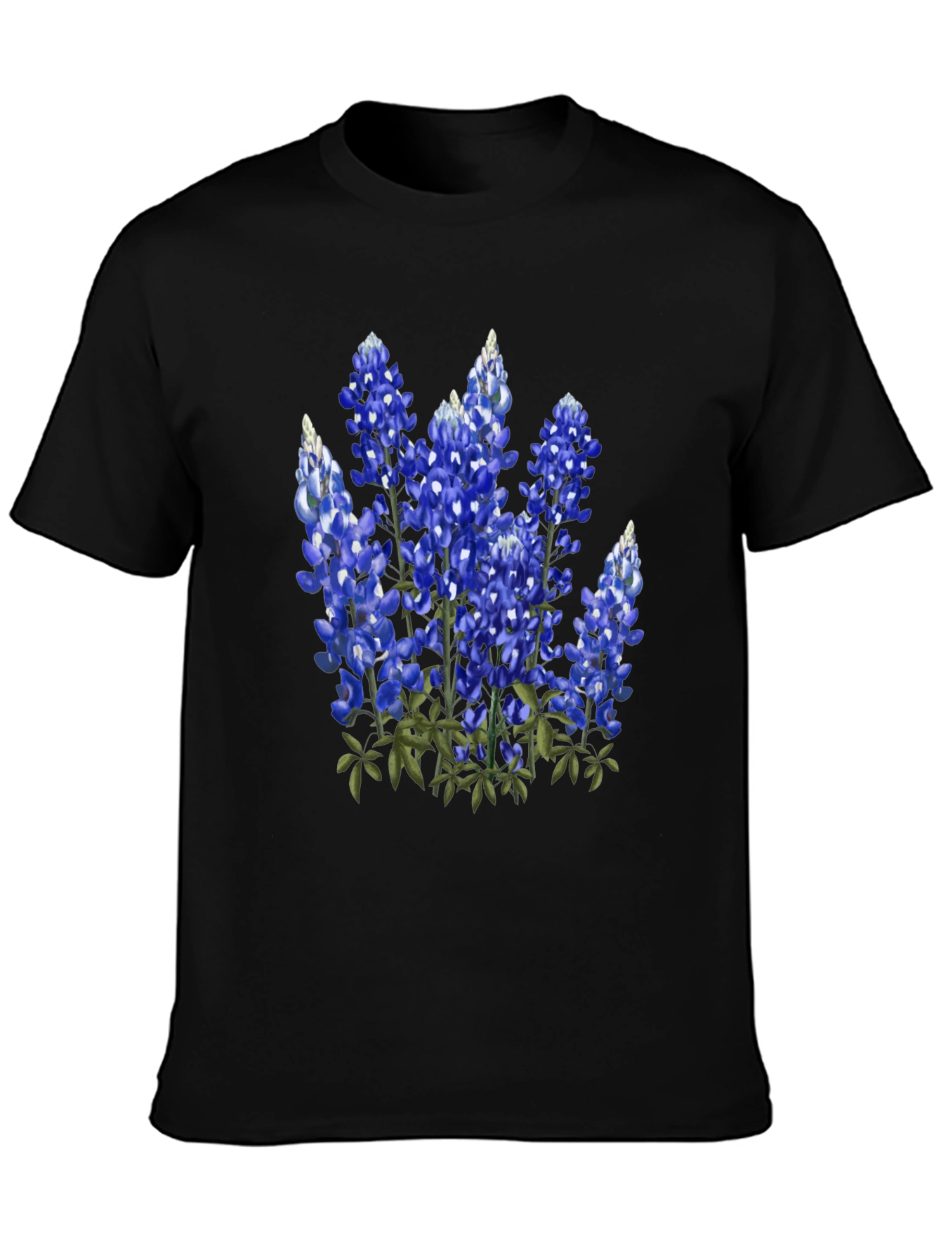 Bluebonnet Flower Graphic Tee - Texas Pride