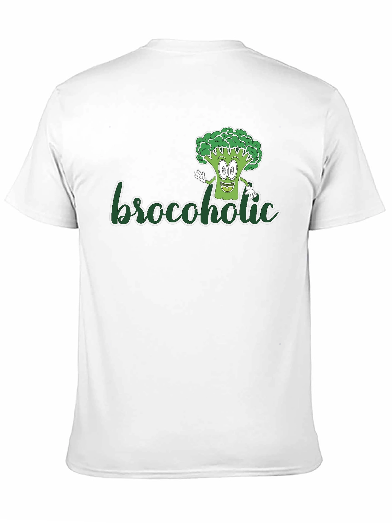 Brocoholic T-Shirt: Fun Broccoli Graphic Tee