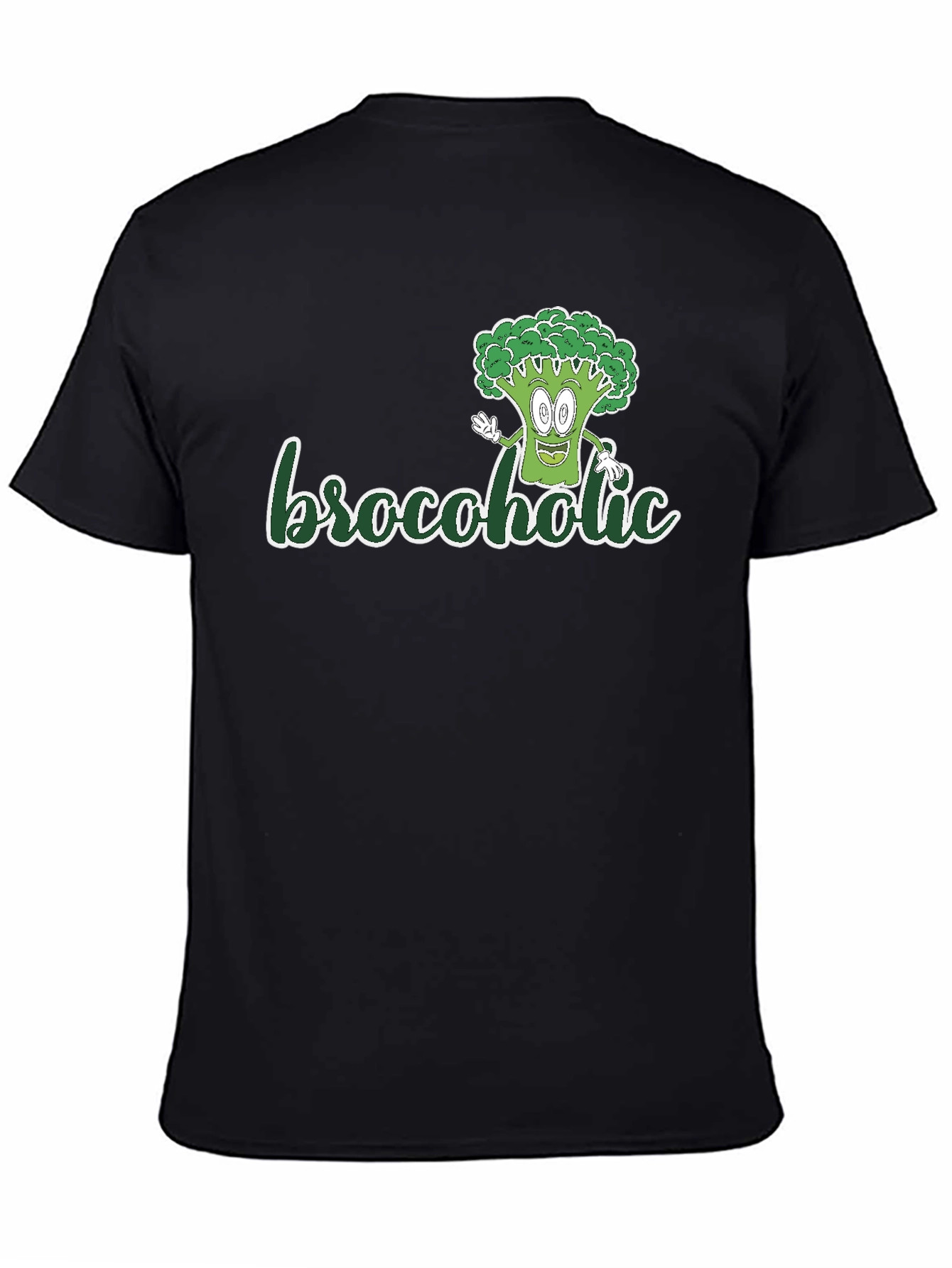 Brocoholic T-Shirt: Fun Broccoli Graphic Tee