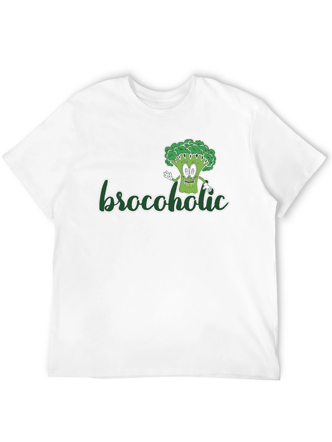 Brocoholic T-Shirt: Fun Broccoli Graphic Tee