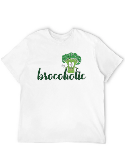 Brocoholic T-Shirt: Fun Broccoli Graphic Tee