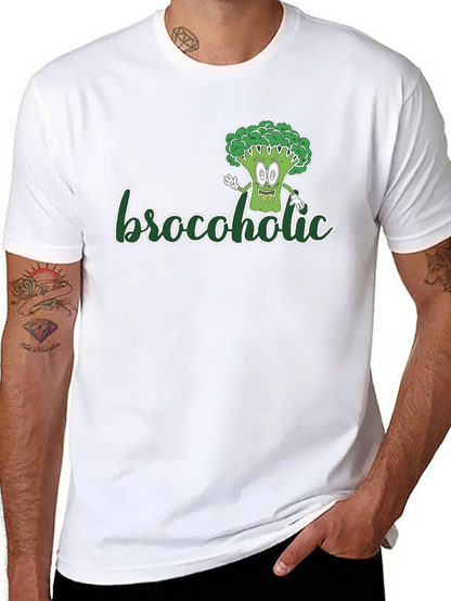 Brocoholic T-Shirt: Fun Broccoli Graphic Tee