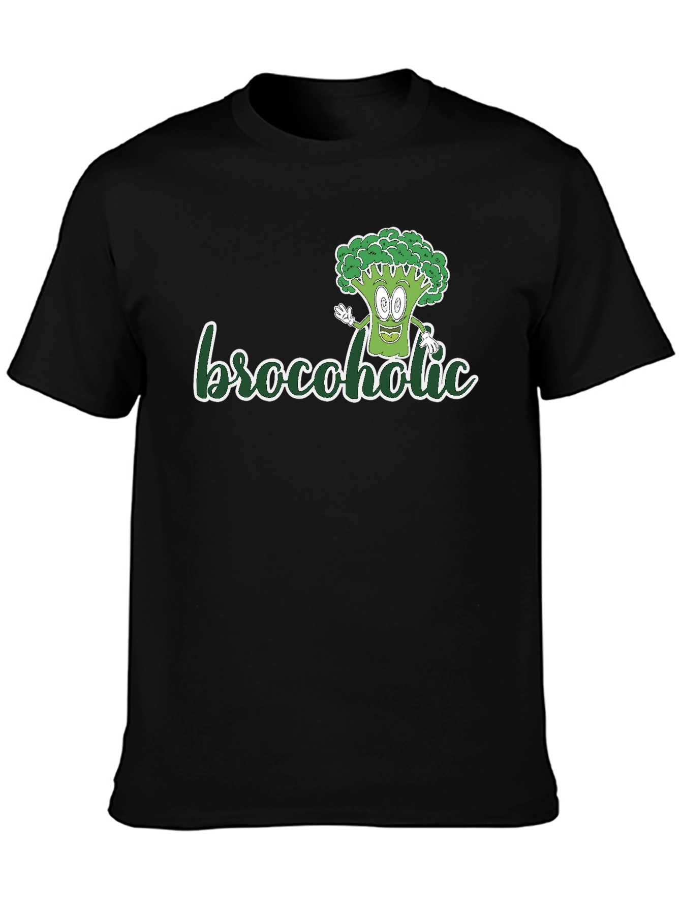 Brocoholic T-Shirt: Fun Broccoli Graphic Tee