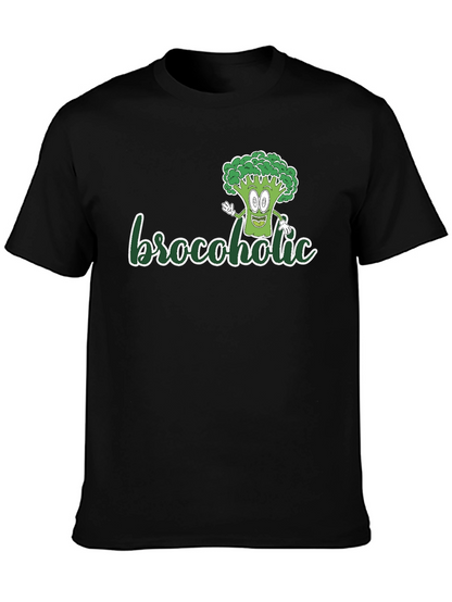 Brocoholic T-Shirt: Fun Broccoli Graphic Tee