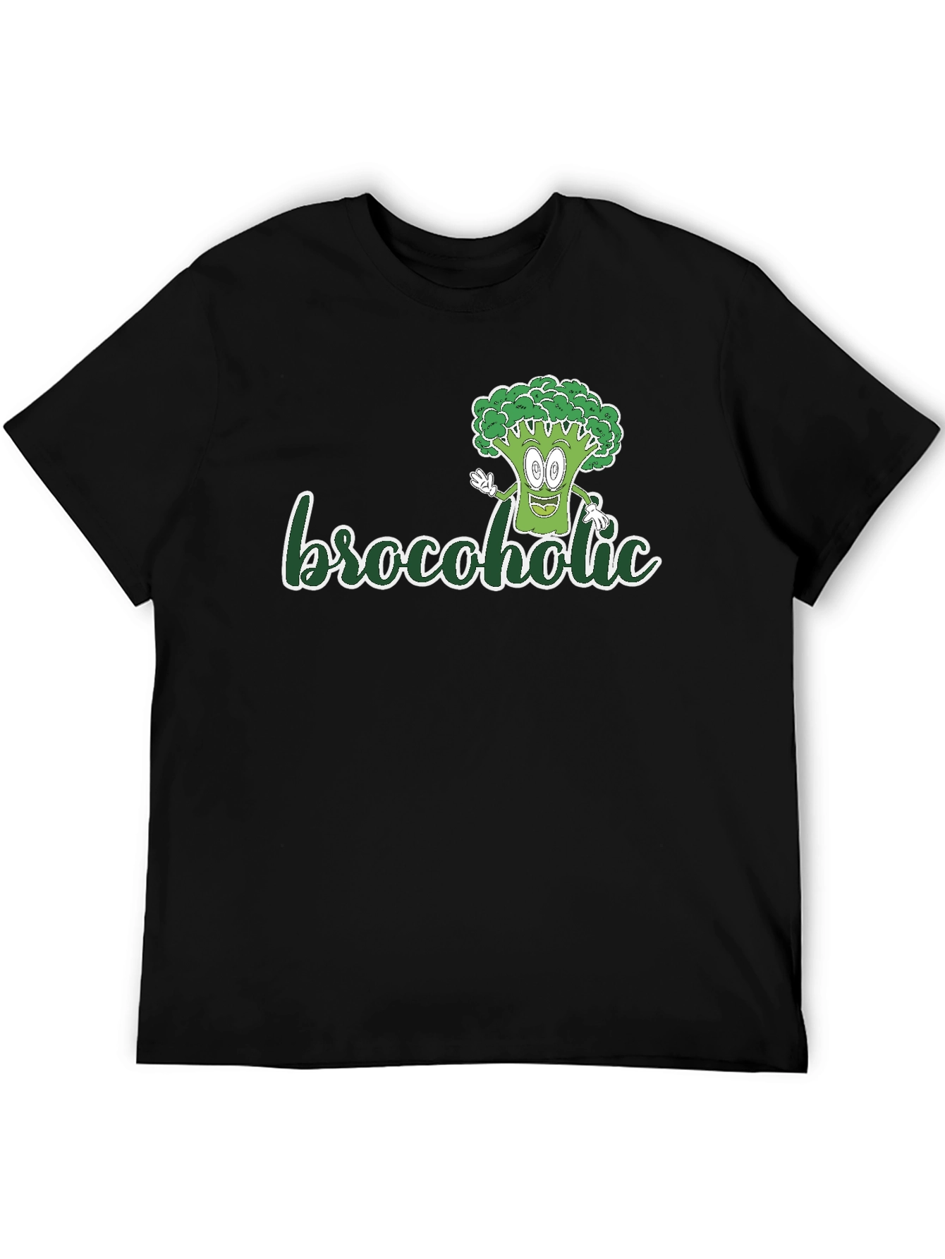 Brocoholic T-Shirt: Fun Broccoli Graphic Tee