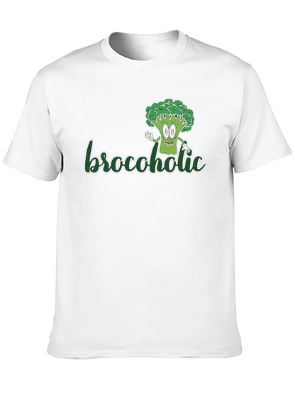 Brocoholic T-Shirt: Fun Broccoli Graphic Tee