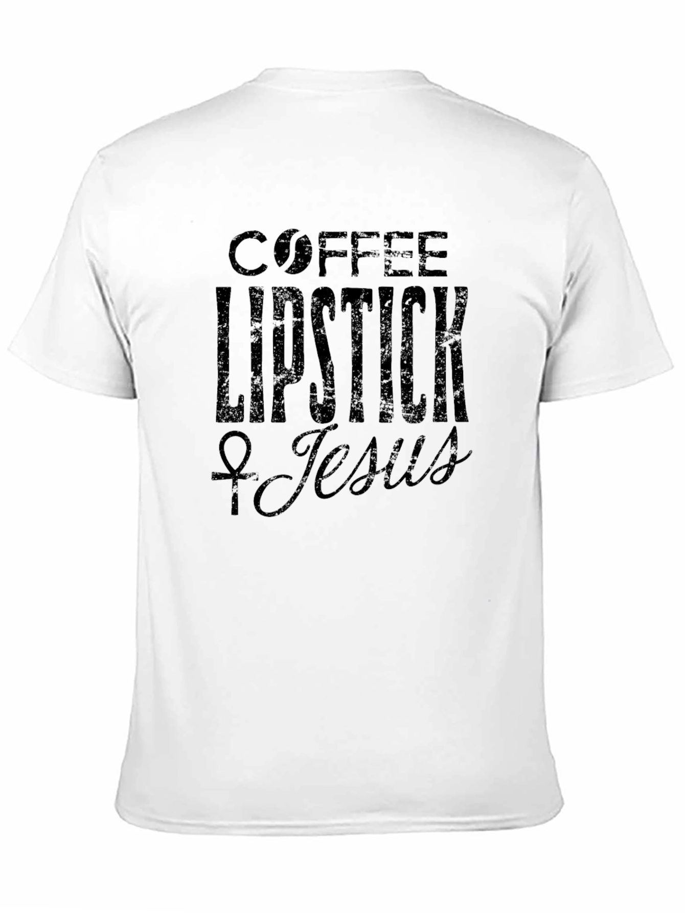Coffee Lipstick Jesus Graphic Tee