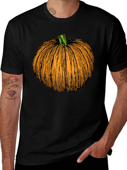 Pumpkin Graphic Black T-Shirt