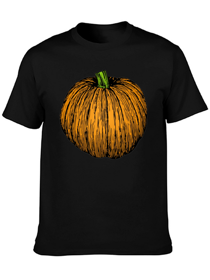 Pumpkin Graphic Black T-Shirt