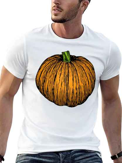 Pumpkin Graphic Black T-Shirt