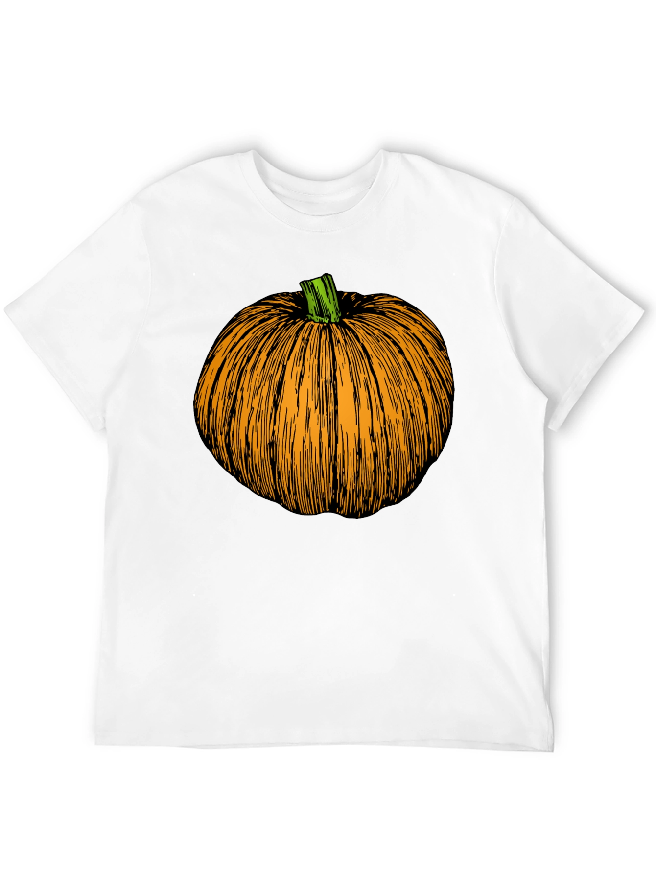 Pumpkin Graphic Black T-Shirt