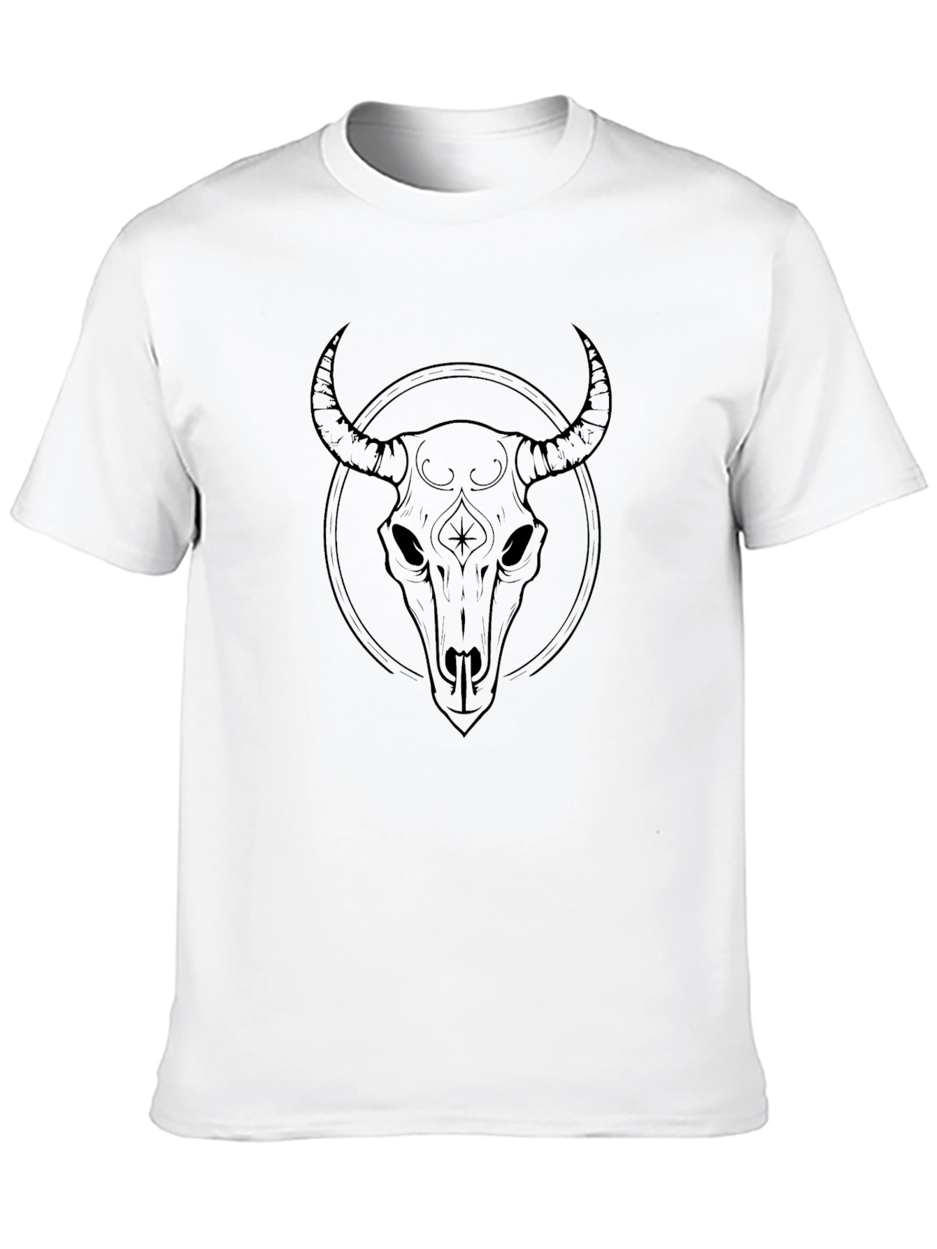 Skull Graphic Tee - Mens Black T-Shirt