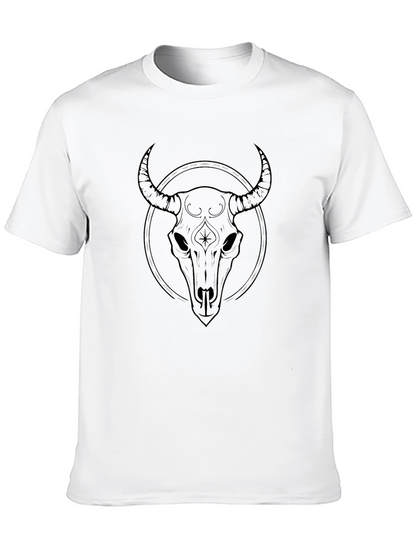 Skull Graphic Tee - Mens Black T-Shirt