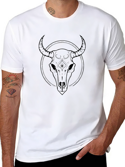 Skull Graphic Tee - Mens Black T-Shirt