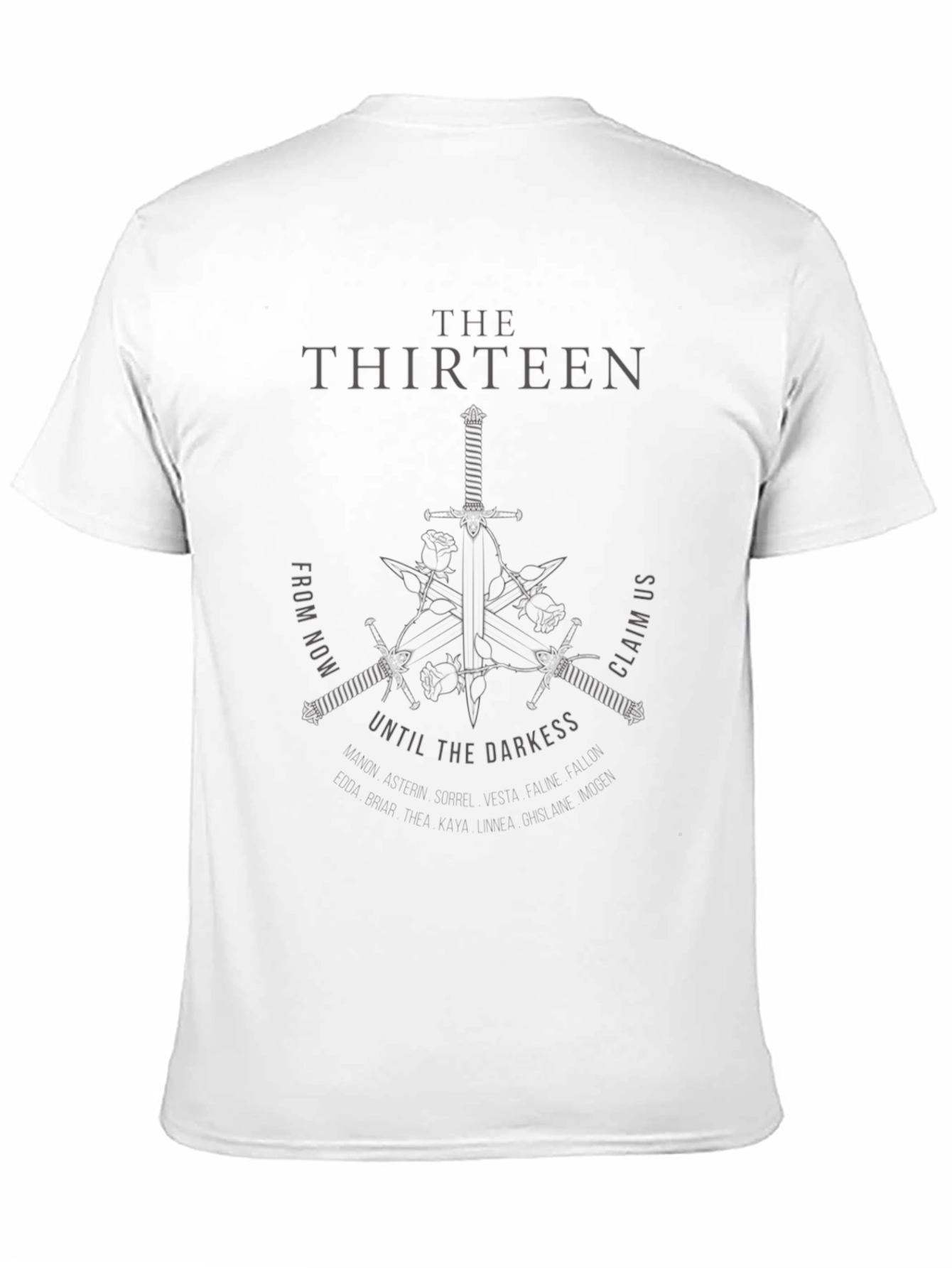 The Thirteen Graphic Print Black T-Shirt