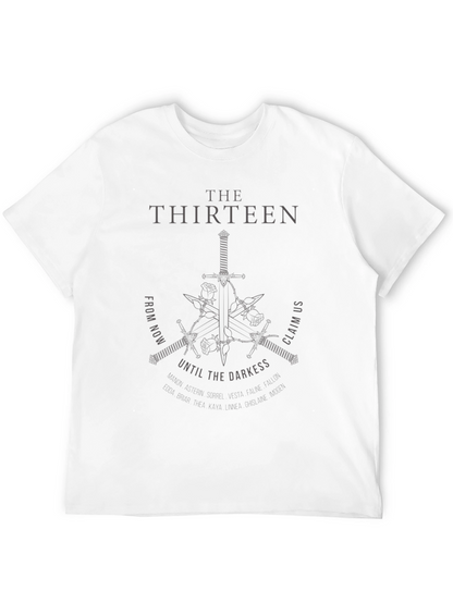 The Thirteen Graphic Print Black T-Shirt