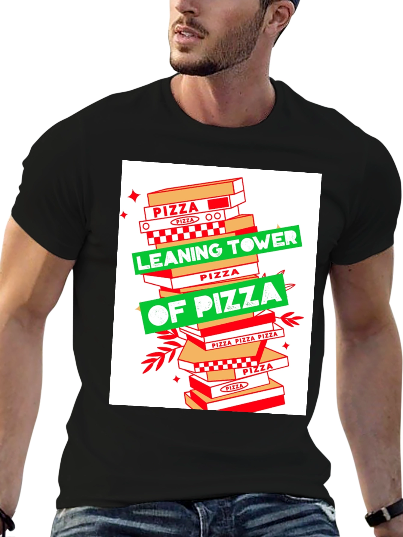 Leaning Tower of Pizza T-Shirt