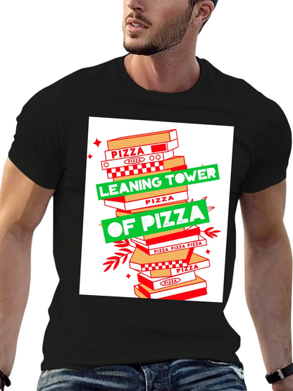 Leaning Tower of Pizza T-Shirt