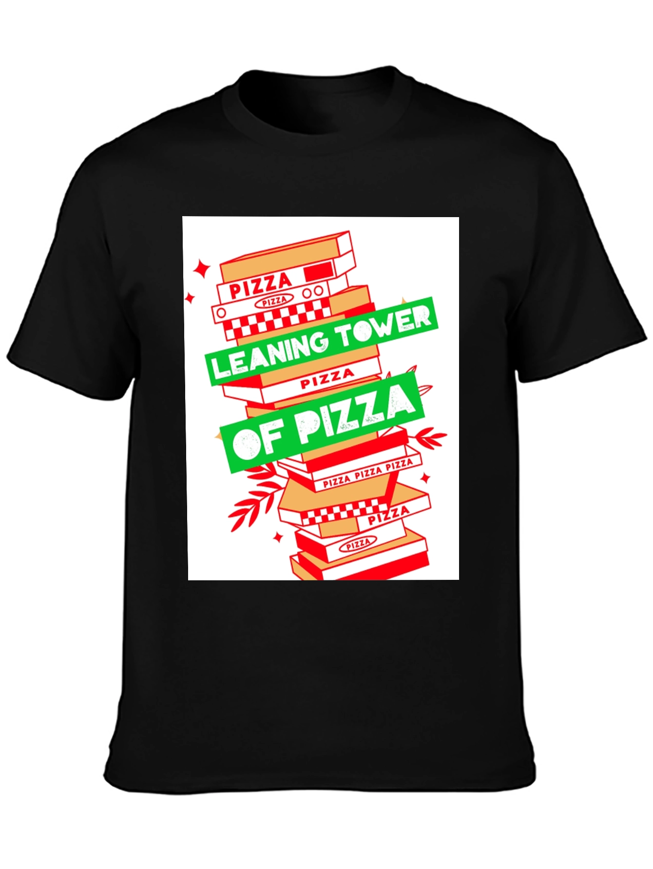 Leaning Tower of Pizza T-Shirt