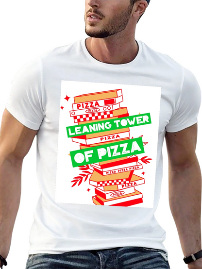 Leaning Tower of Pizza T-Shirt