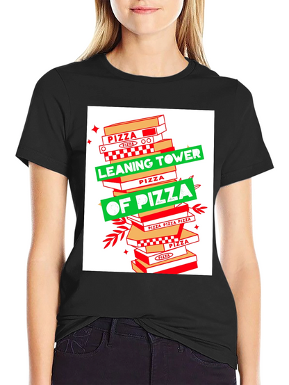 Leaning Tower of Pizza T-Shirt