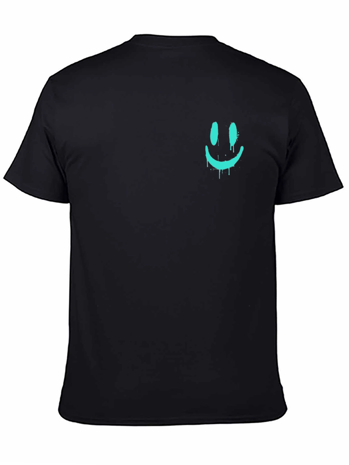 Cool Dripping Smiley Face Graphic Tee