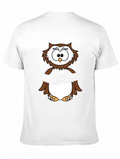 Owl Hug T-Shirt -  Cozy & Fun Design