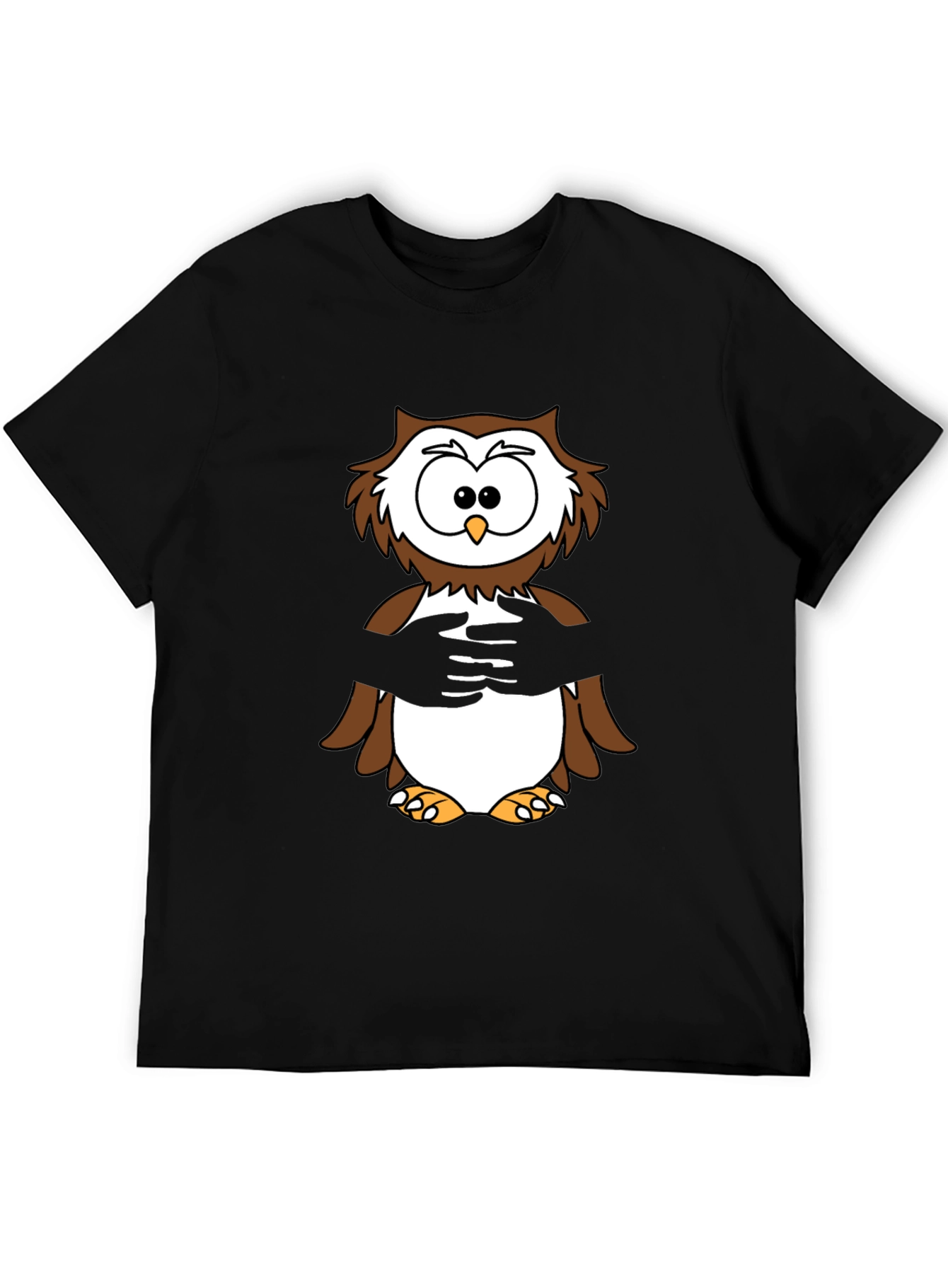 Owl Hug T-Shirt -  Cozy & Fun Design