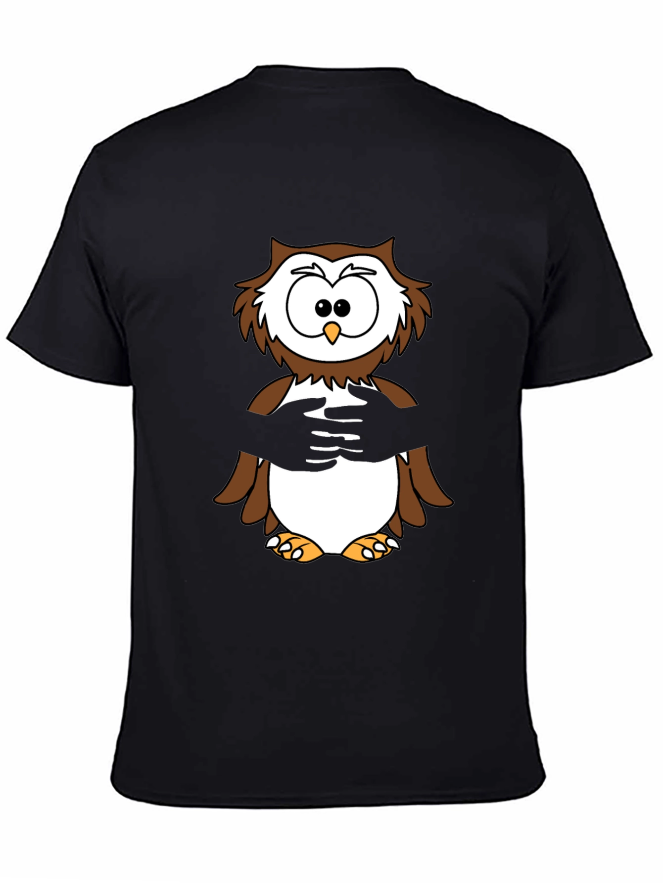 Owl Hug T-Shirt -  Cozy & Fun Design