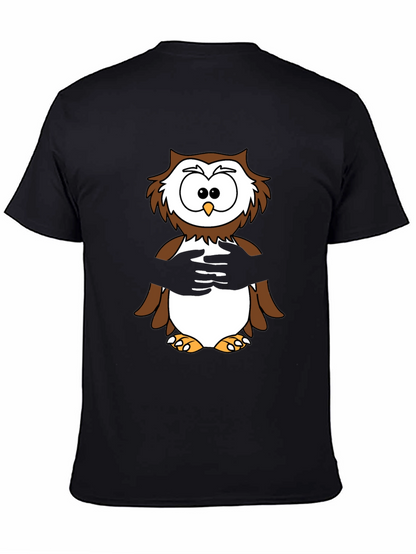 Owl Hug T-Shirt -  Cozy & Fun Design