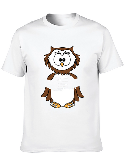 Owl Hug T-Shirt -  Cozy & Fun Design