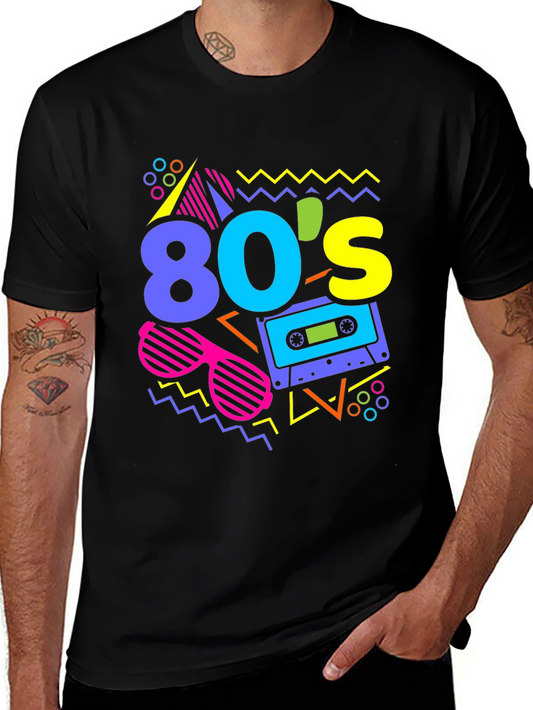Retro 80s Style Graphic Tee