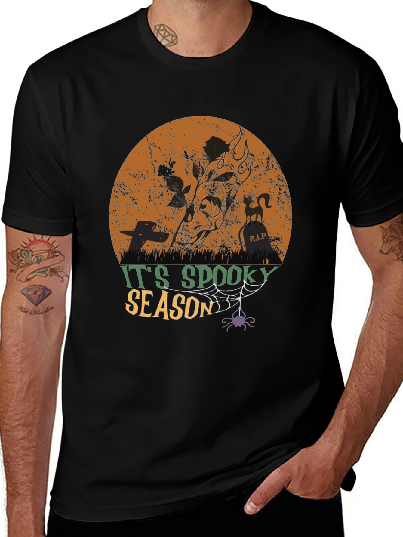 Its Spooky Season Halloween Graphic Tee