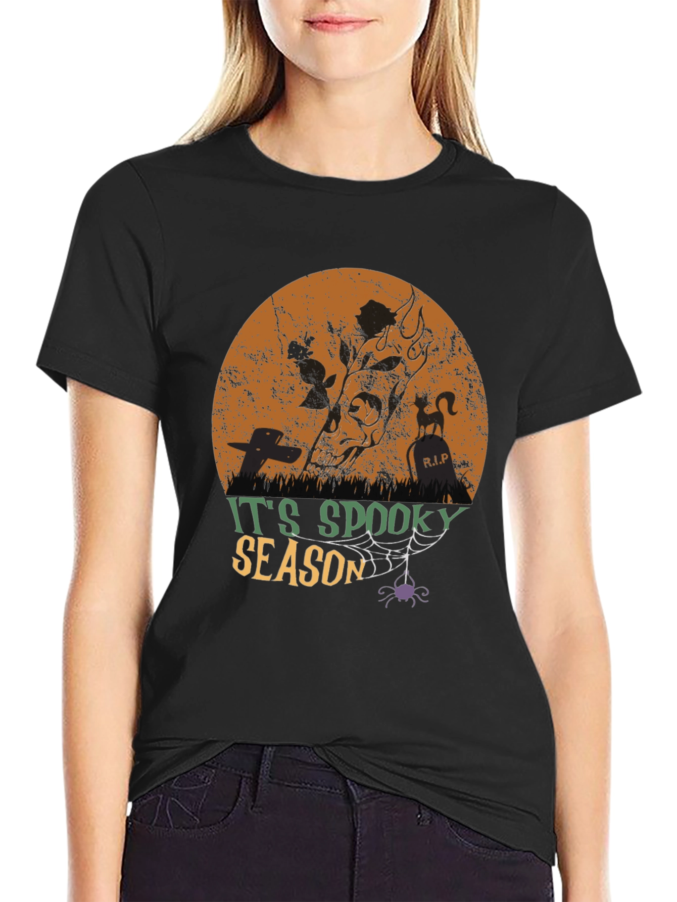 Its Spooky Season Halloween Graphic Tee
