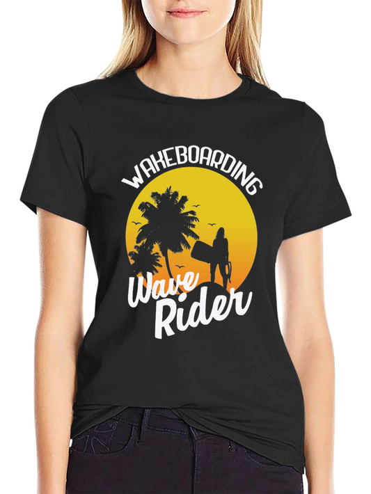 Wakeboarding Wave Rider Graphic Tee