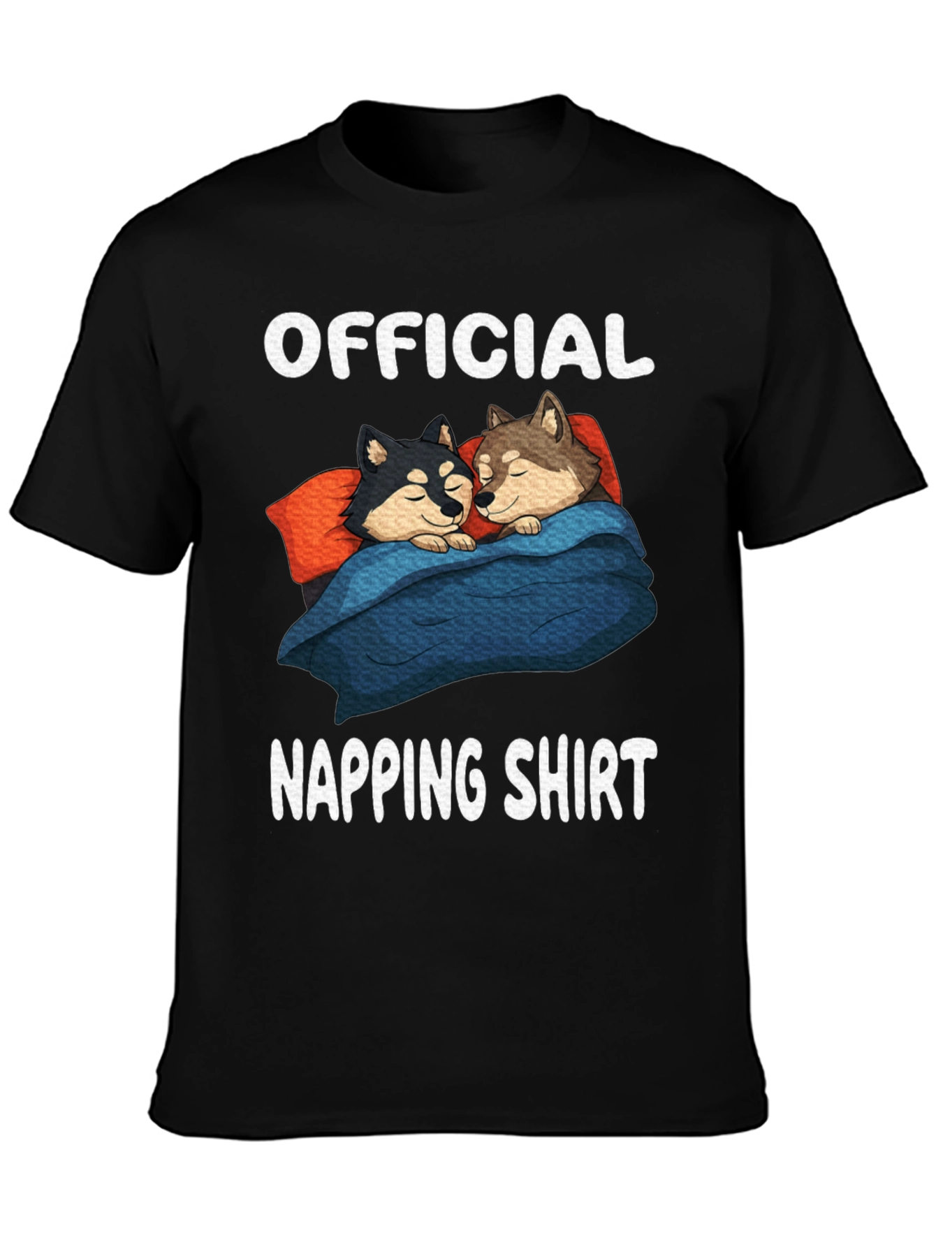 Official Napping Shirt with Sleeping Dogs